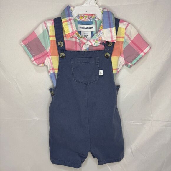 Boys Tommy Bahama 2piece set Size 6-9M - Picture 1 of 8